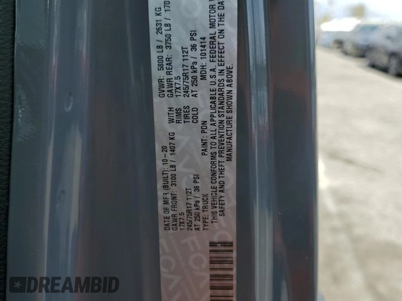2021 Jeep Gladiator Sport z VIN 1C6HJTAG7ML507101, wystawiony jako Copart lot #54265865 z przebiegiem 42 781 mil mil oraz Szkoda całkowita • Salvage title. Historia ofert i sprzedaży dostępna na DreamBid. Obrazek 12.