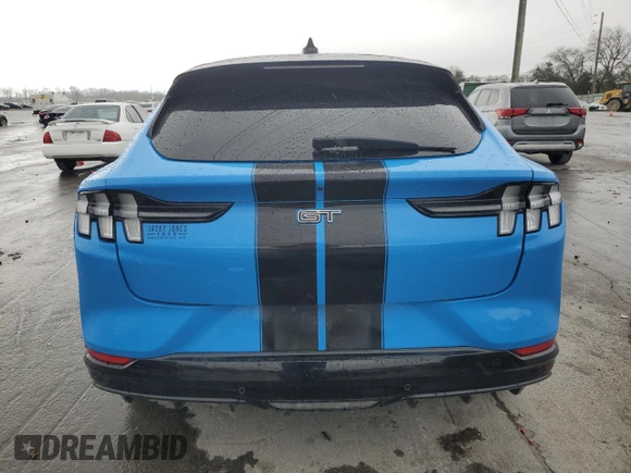 2022 Ford Mustang Mach-E GT with VIN 3FMTK4SE3NMA15065, listed as a Copart auction lot 49655515 with Not Provided miles and Salvage Title. Bid and sale history available at DreamBid. Image 6.