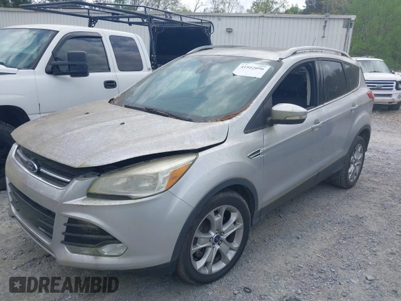 2015 Ford Escape Titanium with VIN 1FMCU0J98FUA87044, listed as a IAAI auction lot 41952096 with 257,437 mi miles. Bid and sale history available at carsss.com. Image 14.