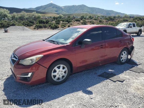 2015 Subaru Impreza z VIN JF1GJAA69FH025371, wystawiony jako Copart lot #58779265 z przebiegiem 61 396 mil mil oraz Szkoda całkowita • Salvage title. Historia ofert i sprzedaży dostępna na DreamBid. Obrazek 1.