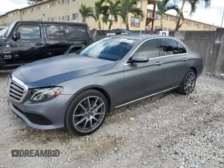 2018 Mercedes-Benz E-Class E 300 with VIN WDDZF4KB2JA463528, listed as a Copart auction lot 50563745 with 89,797 mi miles and Clean Title. Bid and sale history available at carsss.com. Image 1.