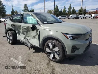 2024 Volvo C40 Recharge Pure Electric Plus with VIN YV4ER3GLXR2106788, listed as a Copart auction lot 78535104 with 0 mi miles and Salvage Title. Bid and sale history available at carsss.com. Image 4.