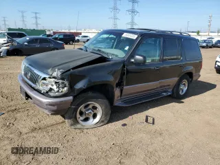 1997 Mercury Mountaineer with VIN 4M2DU55P5VUJ62435, listed as a Copart auction lot 60163465 with 105,646 mi miles and Salvage title. Bid and sale history available at DreamBid. Image 1.