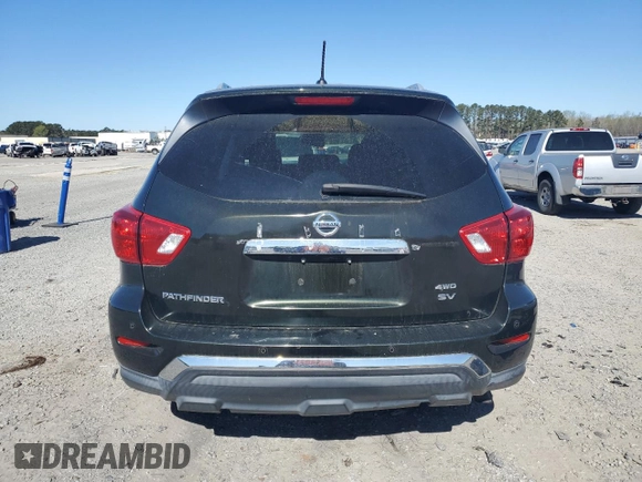 2018 Nissan Pathfinder S with VIN 5N1DR2MM2JC660679, listed as a Copart auction lot 50611145 with 103,047 mi miles and Salvage title. Bid and sale history available at DreamBid. Image 6.