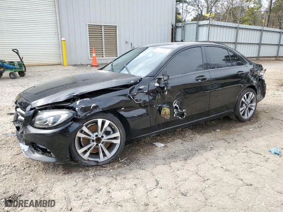 2016 Mercedes-Benz C-Class C 300 with VIN WDDWF4JB3GR162703, listed as a Copart auction lot 46979955 with 114,556 mi miles and Salvage Title. Bid and sale history available at carsss.com. Image 1.