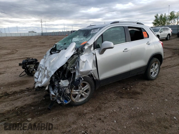 2016 Chevrolet Trax LT with VIN 3GNCJLSB0GL275981, listed as a Copart auction lot 52654704 with Not Provided miles and Salvage Title. Bid and sale history available at DreamBid. Image 1.