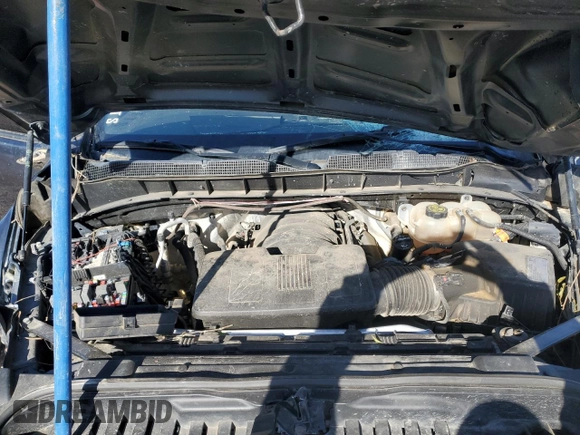 2020 Chevrolet Silverado 1500 Custom with VIN 3GCPWBEF1LG309594, listed as a Copart auction lot 47881835 with 124,433 mi miles and Salvage Title. Bid and sale history available at carsss.com. Image 12.