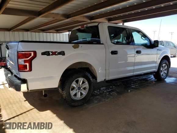 2018 Ford F-150 XL with VIN 1FTEW1EP9JKF41991, listed as a Copart auction lot 49950355 with 188,212 mi miles and Clean Title. Bid and sale history available at DreamBid. Image 3.