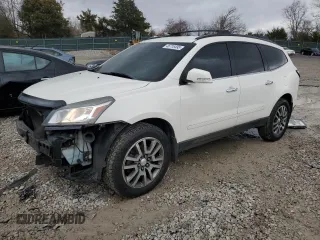 2014 Chevrolet Traverse LT with VIN 1GNKVGKD3EJ266818, listed as a Copart auction lot 46716495 with 128,846 mi miles and Clean Title. Bid and sale history available at carsss.com. Image 1.