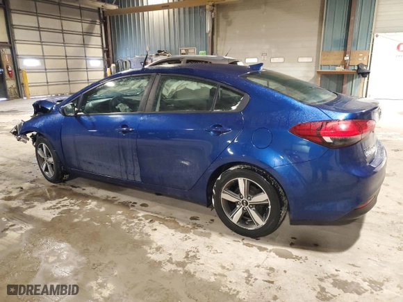 2018 Kia Forte LX with VIN 3KPFL4A79JE249698, listed as a Copart auction lot 45011075 with 130,836 mi miles and Salvage Title. Bid and sale history available at carsss.com. Image 2.