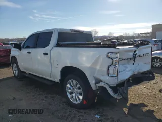 2020 Chevrolet Silverado 1500 Custom with VIN 1GCPWBEHXLZ268335, listed as a Copart auction lot 77532823 with 95,323 mi miles and Non Repairable. Bid and sale history available at carsss.com. Image 2.