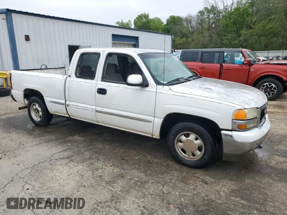 2000 GMC New Sierra 1500 SL with VIN 2GTEC19V3Y1311021, listed as a Copart auction lot 50823475 with 279,540 mi miles and Salvage Title. Bid and sale history available at carsss.com. Image 4.