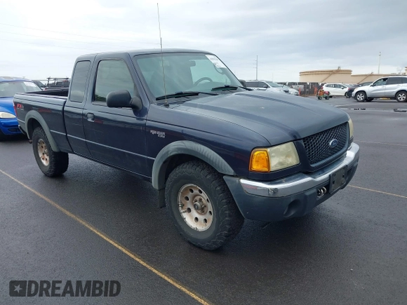 2002 Ford Ranger XL Fleet with VIN 1FTZR45E62PB14460, listed as a IAAI auction lot 41819190 with 191,462 mi miles. Bid and sale history available at carsss.com. Image 1.