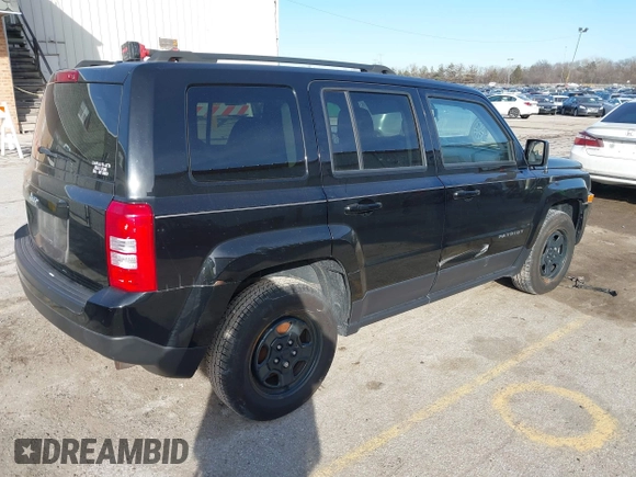 2017 Jeep Patriot Sport with VIN 1C4NJPBA7HD118388, listed as a IAAI auction lot 41538977 with 81,920 mi miles. Bid and sale history available at carsss.com. Image 4.
