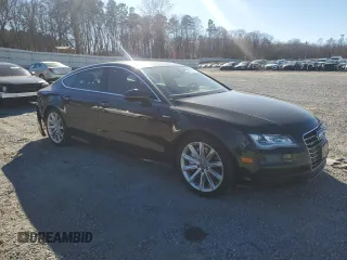 2013 Audi A7 Prestige with VIN WAU2GAFC6DN085069, listed as a Copart auction lot 46213525 with 115,365 mi miles and Salvage title. Bid and sale history available at DreamBid. Image 4.