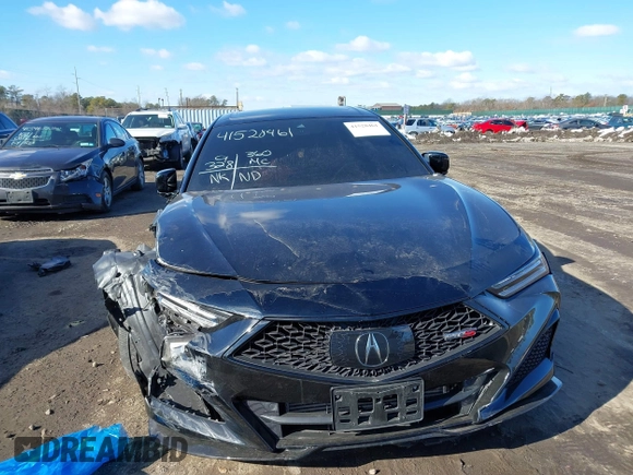2023 Acura TLX Type S with VIN 19UUB7F06PA003020, listed as a IAAI auction lot 41528461 with 9,328 mi miles. Bid and sale history available at carsss.com. Image 11.