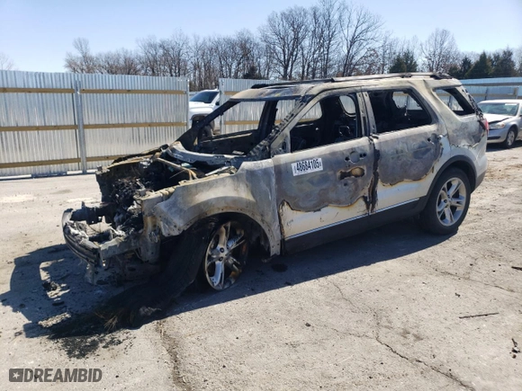 2015 Ford Explorer Limited with VIN 1FM5K7F86FGB74673, listed as a Copart auction lot 48684105 with 0 mi miles and Non Repairable. Bid and sale history available at carsss.com. Image 1.