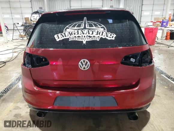 2015 Volkswagen Golf GTI Autobahn w/Performance Pkg with VIN 3VW447AU6FM103264, listed as a Copart auction lot 87304994 with 107,783 mi miles and Salvage Title. Bid and sale history available at carsss.com. Image 6.