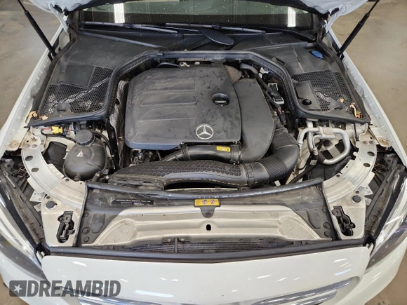 2019 Mercedes-Benz C 300 with VIN 55SWF8EB4KU301052, listed as a Copart auction lot 58484355 with 52,917 mi miles and Salvage title. Bid and sale history available at DreamBid. Image 11.