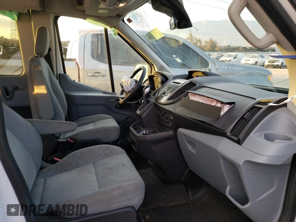 2015 Ford Transit Passenger XL with VIN 1FBAX2XGXFKA32115, listed as a Copart auction lot 87395664 with 123,749 mi miles and Salvage Title. Bid and sale history available at carsss.com. Image 8.