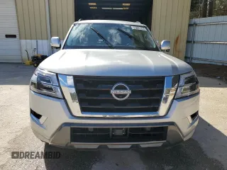 2023 Nissan Armada SL with VIN JN8AY2BD6P9692767, listed as a Copart auction lot 48138685 with 51,604 mi miles and Salvage Title. Bid and sale history available at carsss.com. Image 5.