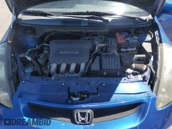 2007 Honda Fit с VIN JHMGD38417S034862, выставлен на аукционе Copart как лот 57114485 с пробегом 157 029 миль миль и На запчасти • Non repairable. История ставок и продаж доступна на DreamBid. Изображение 11.