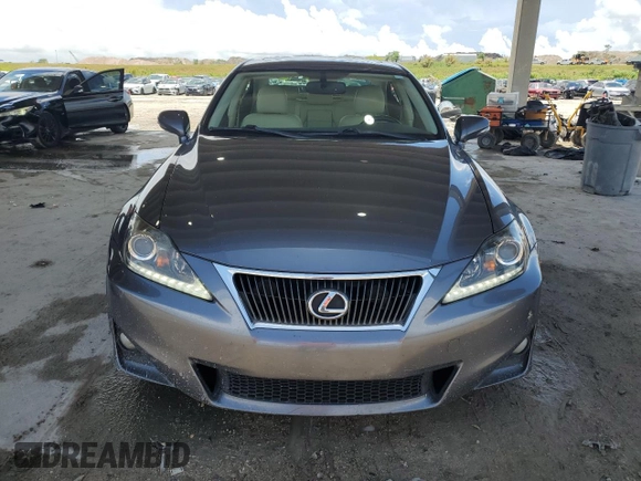 2013 Lexus IS 250 with VIN JTHBF5C26D5189164, listed as a Copart auction lot 61535915 with 103,277 mi miles and Salvage title. Bid and sale history available at DreamBid. Image 5.