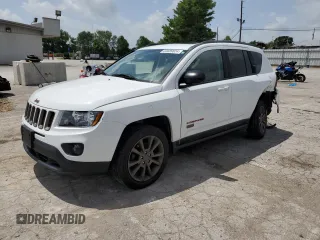 2017 Jeep Compass Sport with VIN 1C4NJCBB1HD119702, listed as a Copart auction lot 64689024 with 73,326 mi miles and Salvage Title. Bid and sale history available at carsss.com. Image 1.