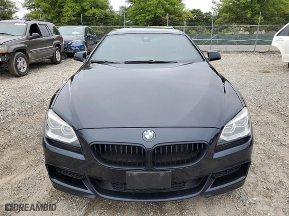 2014 BMW 6 Series 640i xDrive with VIN WBA6B8C51ED452692, listed as a Copart auction lot 72366124 with 123,101 mi miles and Salvage Title. Bid and sale history available at carsss.com. Image 5.