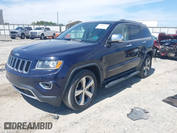 2015 Jeep Grand Cherokee Limited with VIN 1C4RJEBG5FC635136, listed as a IAAI auction lot 41894763 with 229,907 mi miles. Bid and sale history available at carsss.com. Image 17.