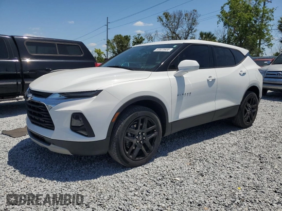 2022 Chevrolet Blazer LT z VIN 3GNKBCR44NS118635, wystawiony jako Copart lot #53523655 z przebiegiem 22 950 mil mil oraz Szkoda całkowita • Salvage title. Historia ofert i sprzedaży dostępna na DreamBid. Obrazek 1.