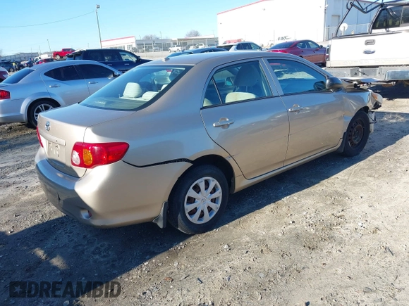 2009 Toyota Corolla with VIN 1NXBU40EX9Z049143, listed as a IAAI auction lot 41596503 with 94,255 mi miles. Bid and sale history available at carsss.com. Image 4.