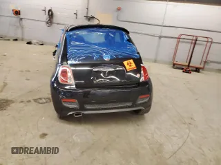 2013 FIAT 500 Sport with VIN 3C3CFFBR7DT668109, listed as a Copart auction lot 76729524 with Not provided miles and Salvage title. Bid and sale history available at DreamBid. Image 3.