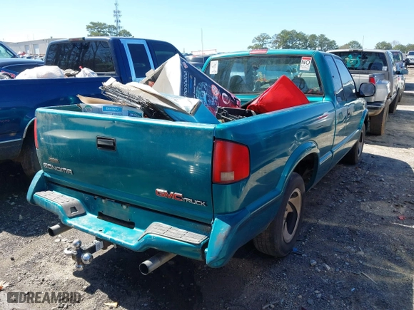 1994 GMC Sonoma with VIN 1GTCS19Z9RK504420, listed as a IAAI auction lot 41695827 with 197,305 mi miles. Bid and sale history available at carsss.com. Image 4.