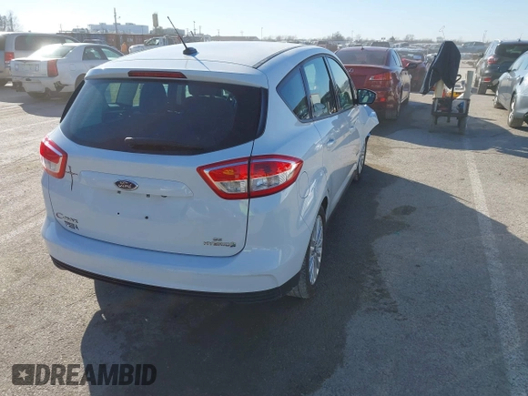 2017 Ford C-Max SE with VIN 1FADP5AU0HL117265, listed as a IAAI auction lot 41413374 with 64,660 mi miles. Bid and sale history available at carsss.com. Image 4.