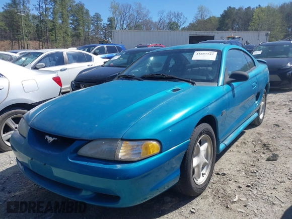 1995 Ford Mustang GT with VIN 1FALP42T2SF178456, listed as a IAAI auction lot 41887542 with 94,400 mi miles and . Bid and sale history available at DreamBid. Image 2.