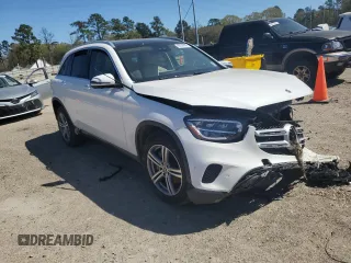 2022 Mercedes-Benz GLC with VIN W1N0G8DBXNV395314, listed as a Copart auction lot 49234705 with 45,364 mi miles and Salvage Title. Bid and sale history available at carsss.com. Image 4.