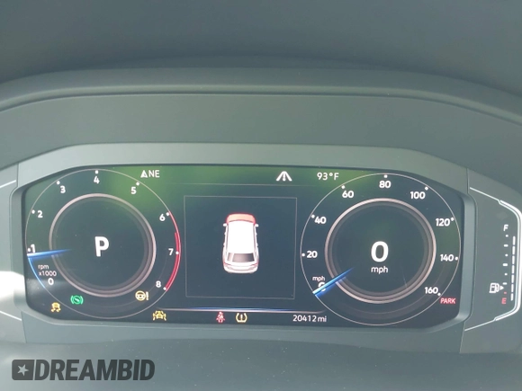 2019 Volkswagen Atlas SEL with VIN 1V2MR2CA7KC557754, listed as a IAAI auction lot 42264080 with 20,412 mi miles and . Bid and sale history available at DreamBid. Image 7.