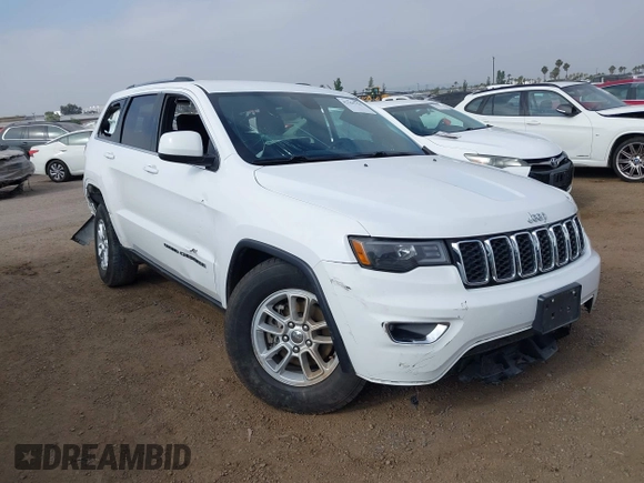 2020 Jeep Grand Cherokee Laredo E with VIN 1C4RJEAG4LC245884, listed as a IAAI auction lot 42564754 with 63,356 mi miles and . Bid and sale history available at DreamBid. Image 1.