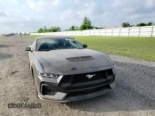 2024 Ford Mustang GT with VIN 1FA6P8CF2R5412592, listed as a Copart auction lot 53701845 with 6,263 mi miles and Salvage Title. Bid and sale history available at DreamBid. Image 14.