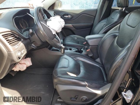 2019 Jeep Cherokee Limited z VIN 1C4PJLDBXKD302450, wystawiony jako Copart lot #54840495 z przebiegiem 141 148 mil mil oraz Nie do naprawy • Non repairable. Historia ofert i sprzedaży dostępna na DreamBid. Obrazek 7.
