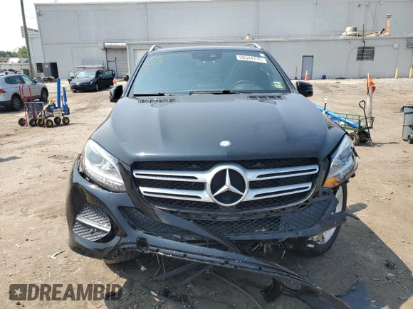 2017 Mercedes-Benz GLE 350 with VIN 4JGDA5HB4HA856114, listed as a Copart auction lot 58344775 with 76,642 mi miles and Salvage title. Bid and sale history available at DreamBid. Image 5.