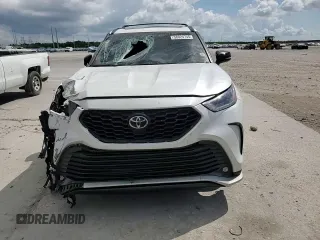 2023 Toyota Highlander L with VIN 5TDKDRAH0PS021783, listed as a Copart auction lot 58024745 with 61,752 mi miles and Salvage title. Bid and sale history available at DreamBid. Image 14.