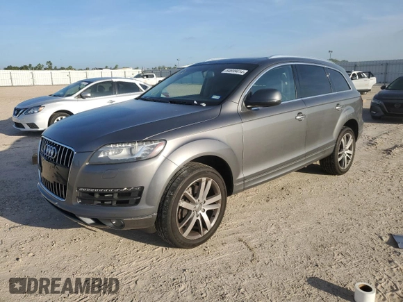 2013 Audi Q7 3.0L TDI Prestige with VIN WA1VMAFE2DD014008, listed as a Copart auction lot 64699414 with 98,670 mi miles and Salvage Title. Bid and sale history available at carsss.com. Image 1.