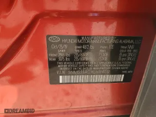 2020 Hyundai Santa Fe SEL with VIN 5NMS33ADXLH194012, listed as a Copart auction lot 47840965 with 75,368 mi miles and Salvage Title. Bid and sale history available at carsss.com. Image 15.
