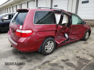 2006 Honda Odyssey EX z VIN 5FNRL38436B058444, wystawiony jako Copart lot #70381084 z przebiegiem 181 928 mil mil oraz Szkoda całkowita • Salvage title. Historia ofert i sprzedaży dostępna na DreamBid. Obrazek 3.