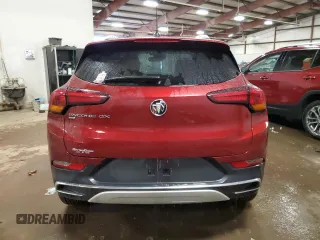 2022 Buick Encore GX Essence with VIN KL4MMGSLXNB028965, listed as a Copart auction lot 46574165 with 101,353 mi miles and Salvage title. Bid and sale history available at DreamBid. Image 6.