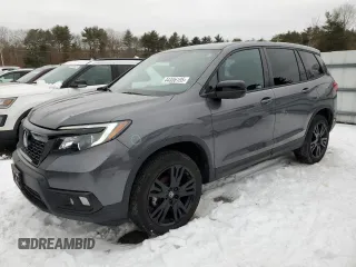 2021 Honda Passport Sport with VIN 5FNYF8H28MB017934, listed as a Copart auction lot 44336105 with 48,631 mi miles and Salvage Title. Bid and sale history available at carsss.com. Image 1.