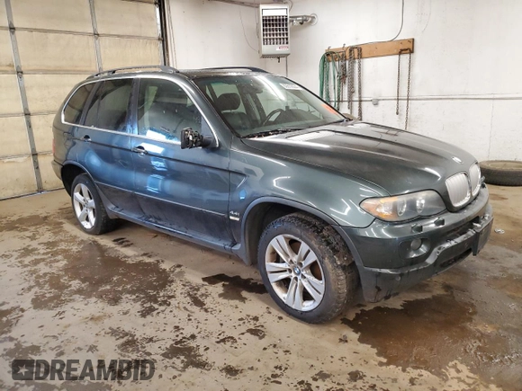 2006 BMW X5 4.4i with VIN 5UXFB53526LV22188, listed as a Copart auction lot 82812834 with 195,441 mi miles and Clean Title. Bid and sale history available at carsss.com. Image 4.