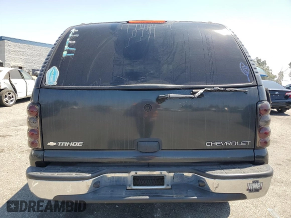 2005 Chevrolet Tahoe LS with VIN 1GNEC13VX5R115306, listed as a Copart auction lot 62836105 with 150,716 mi miles and Salvage title. Bid and sale history available at DreamBid. Image 6.